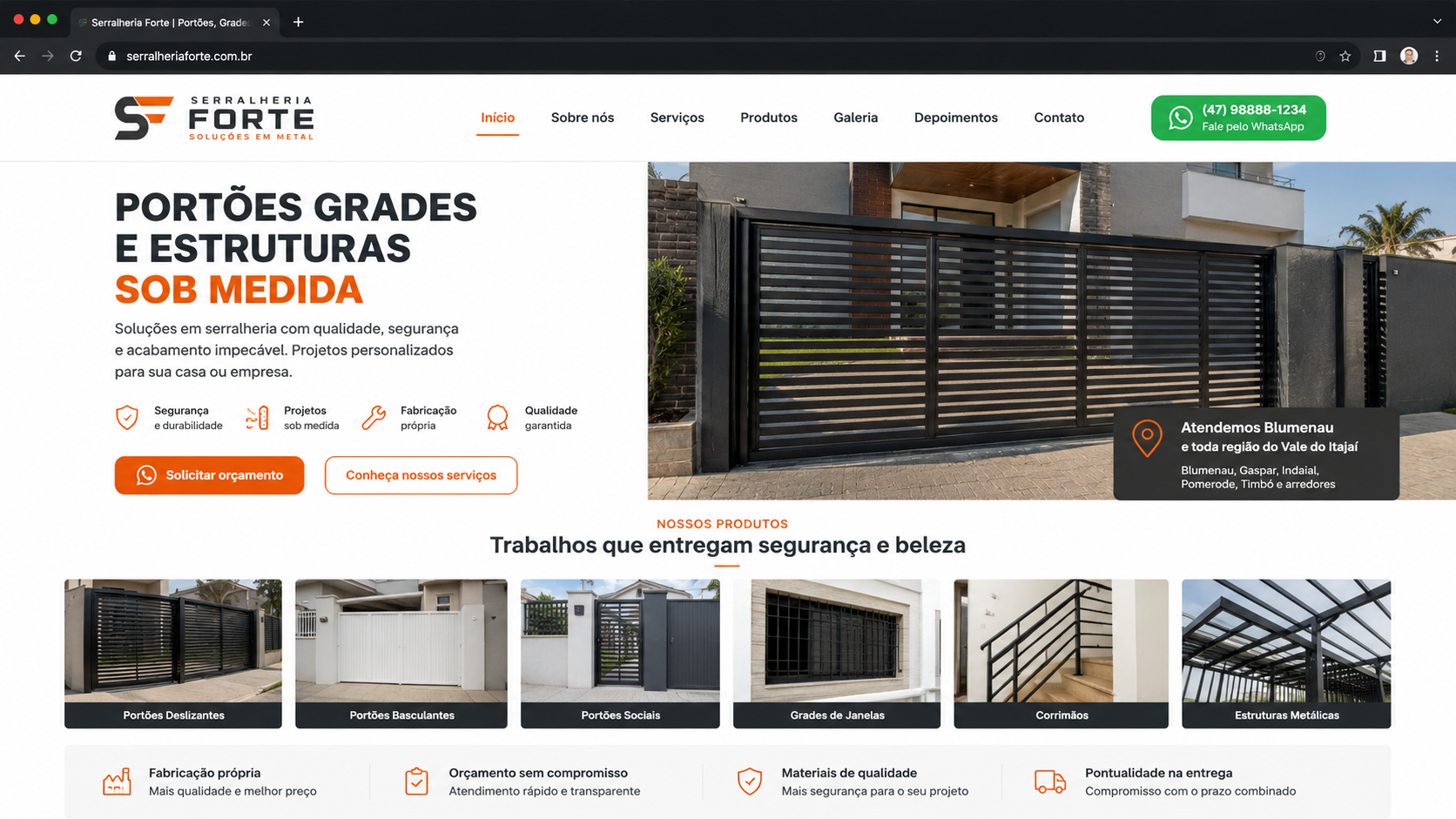 Preview de Serviços locais
